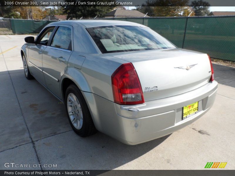 Satin Jade Pearlcoat / Dark Slate Gray/Light Graystone 2006 Chrysler 300