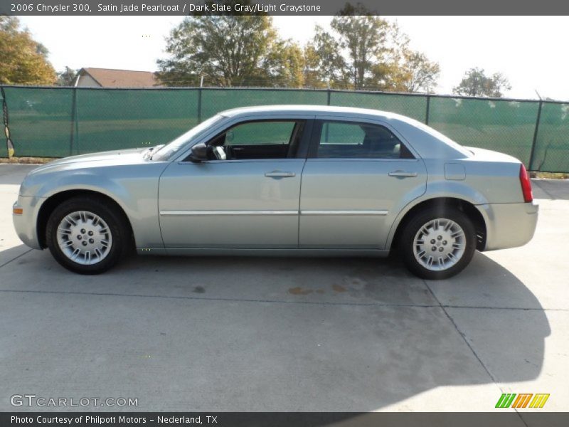 Satin Jade Pearlcoat / Dark Slate Gray/Light Graystone 2006 Chrysler 300