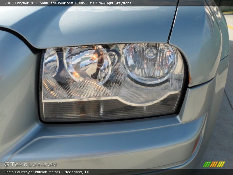 Satin Jade Pearlcoat / Dark Slate Gray/Light Graystone 2006 Chrysler 300