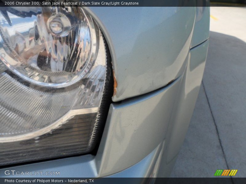 Satin Jade Pearlcoat / Dark Slate Gray/Light Graystone 2006 Chrysler 300