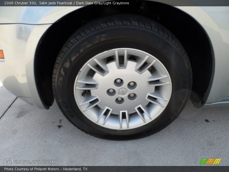 Satin Jade Pearlcoat / Dark Slate Gray/Light Graystone 2006 Chrysler 300