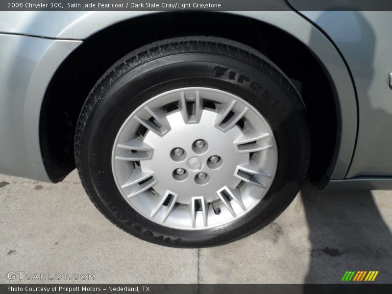 Satin Jade Pearlcoat / Dark Slate Gray/Light Graystone 2006 Chrysler 300