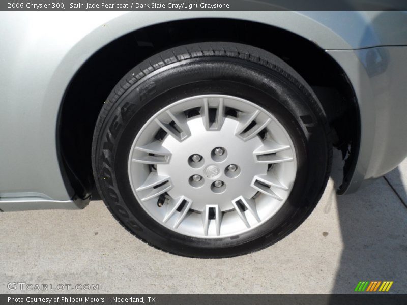 Satin Jade Pearlcoat / Dark Slate Gray/Light Graystone 2006 Chrysler 300