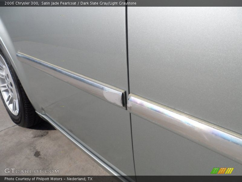 Satin Jade Pearlcoat / Dark Slate Gray/Light Graystone 2006 Chrysler 300