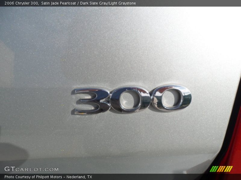 Satin Jade Pearlcoat / Dark Slate Gray/Light Graystone 2006 Chrysler 300