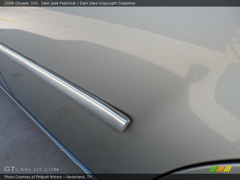 Satin Jade Pearlcoat / Dark Slate Gray/Light Graystone 2006 Chrysler 300
