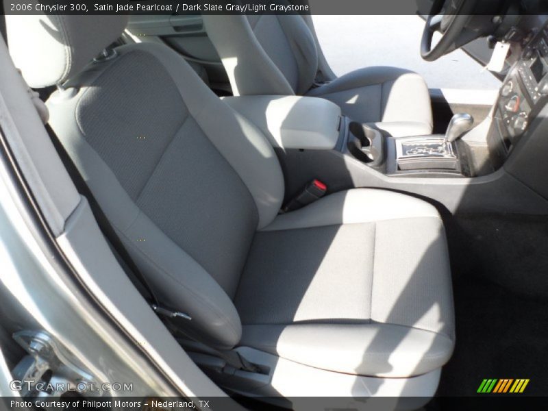 Satin Jade Pearlcoat / Dark Slate Gray/Light Graystone 2006 Chrysler 300