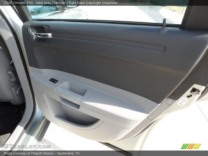 Satin Jade Pearlcoat / Dark Slate Gray/Light Graystone 2006 Chrysler 300