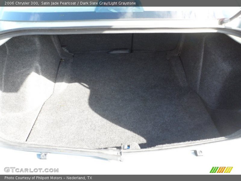 Satin Jade Pearlcoat / Dark Slate Gray/Light Graystone 2006 Chrysler 300