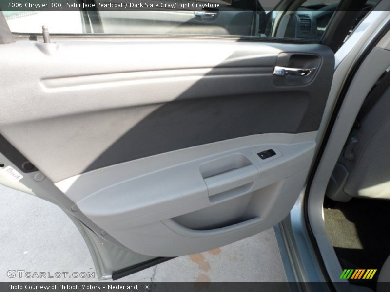 Satin Jade Pearlcoat / Dark Slate Gray/Light Graystone 2006 Chrysler 300
