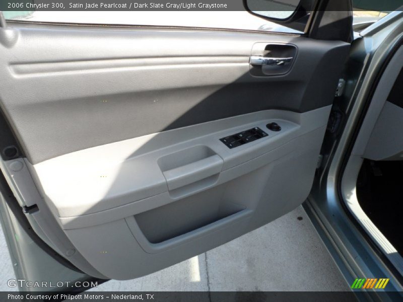 Satin Jade Pearlcoat / Dark Slate Gray/Light Graystone 2006 Chrysler 300