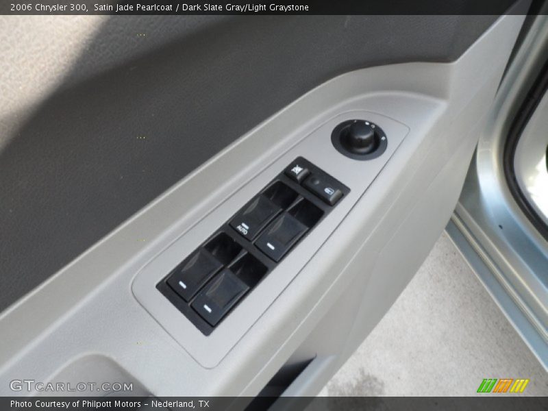 Satin Jade Pearlcoat / Dark Slate Gray/Light Graystone 2006 Chrysler 300