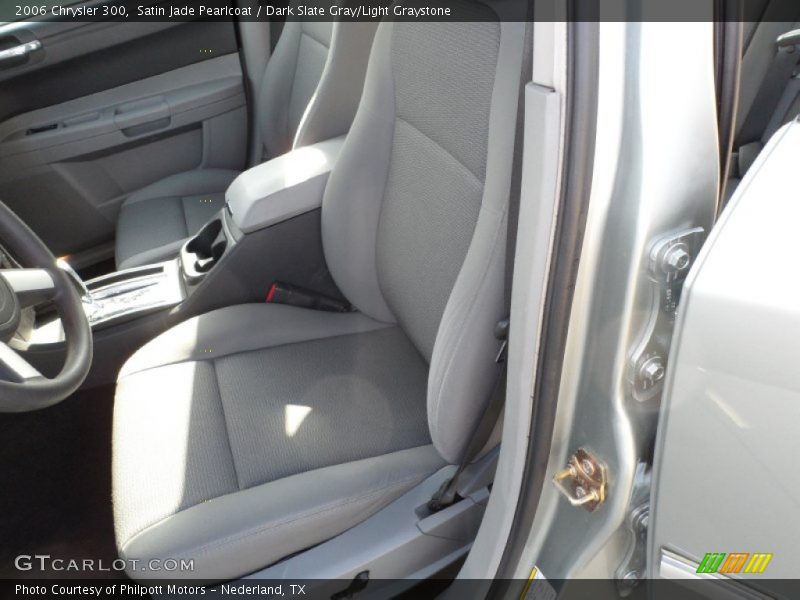 Satin Jade Pearlcoat / Dark Slate Gray/Light Graystone 2006 Chrysler 300