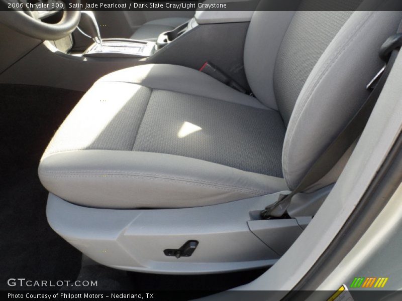 Satin Jade Pearlcoat / Dark Slate Gray/Light Graystone 2006 Chrysler 300