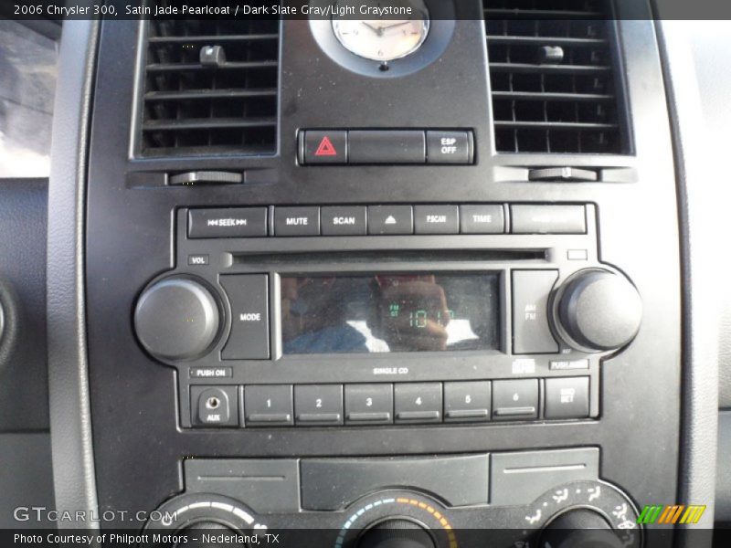 Satin Jade Pearlcoat / Dark Slate Gray/Light Graystone 2006 Chrysler 300