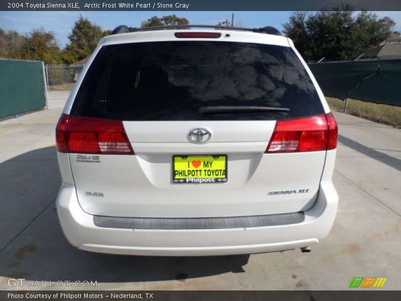 Arctic Frost White Pearl / Stone Gray 2004 Toyota Sienna XLE