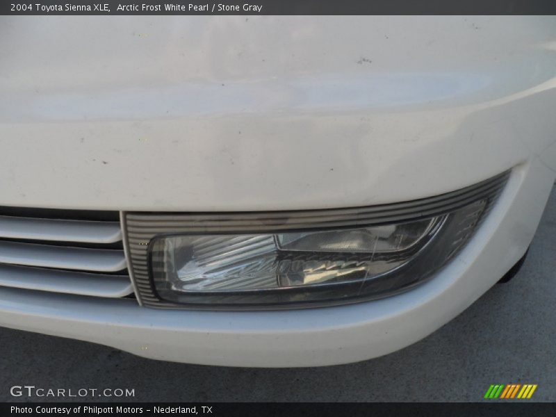 Arctic Frost White Pearl / Stone Gray 2004 Toyota Sienna XLE