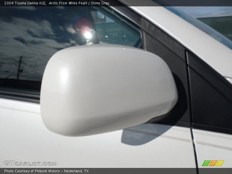 Arctic Frost White Pearl / Stone Gray 2004 Toyota Sienna XLE