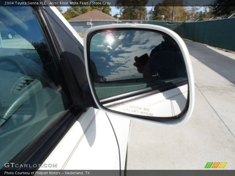 Arctic Frost White Pearl / Stone Gray 2004 Toyota Sienna XLE