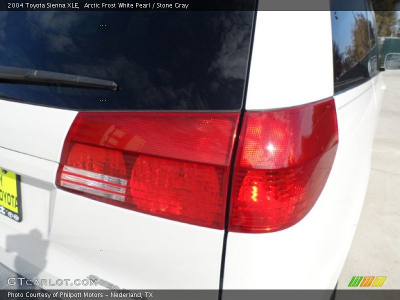 Arctic Frost White Pearl / Stone Gray 2004 Toyota Sienna XLE