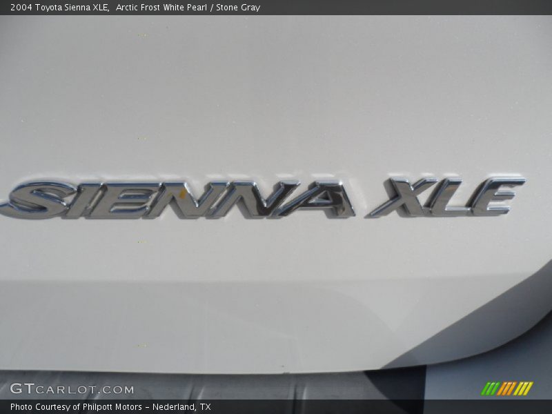 Arctic Frost White Pearl / Stone Gray 2004 Toyota Sienna XLE