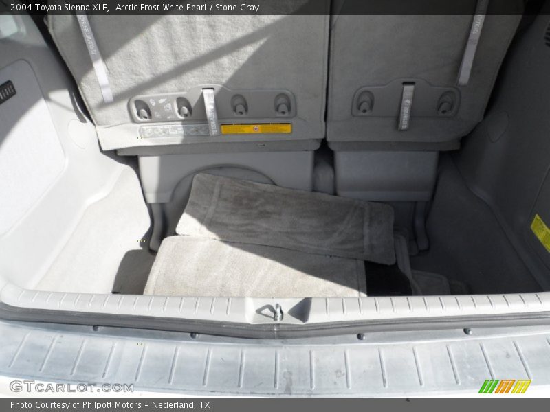 Arctic Frost White Pearl / Stone Gray 2004 Toyota Sienna XLE