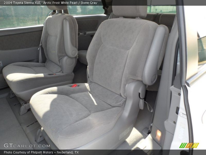 Arctic Frost White Pearl / Stone Gray 2004 Toyota Sienna XLE