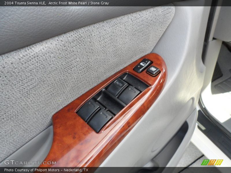Arctic Frost White Pearl / Stone Gray 2004 Toyota Sienna XLE