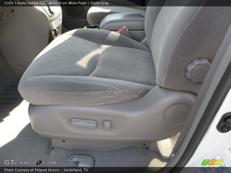 Arctic Frost White Pearl / Stone Gray 2004 Toyota Sienna XLE