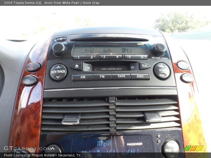Arctic Frost White Pearl / Stone Gray 2004 Toyota Sienna XLE