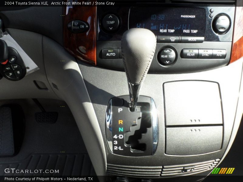 Arctic Frost White Pearl / Stone Gray 2004 Toyota Sienna XLE
