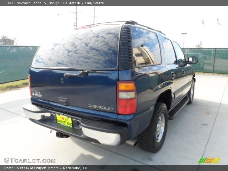 Indigo Blue Metallic / Tan/Neutral 2003 Chevrolet Tahoe LS