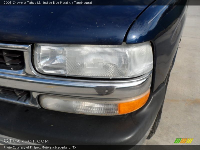 Indigo Blue Metallic / Tan/Neutral 2003 Chevrolet Tahoe LS