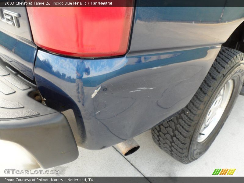 Indigo Blue Metallic / Tan/Neutral 2003 Chevrolet Tahoe LS