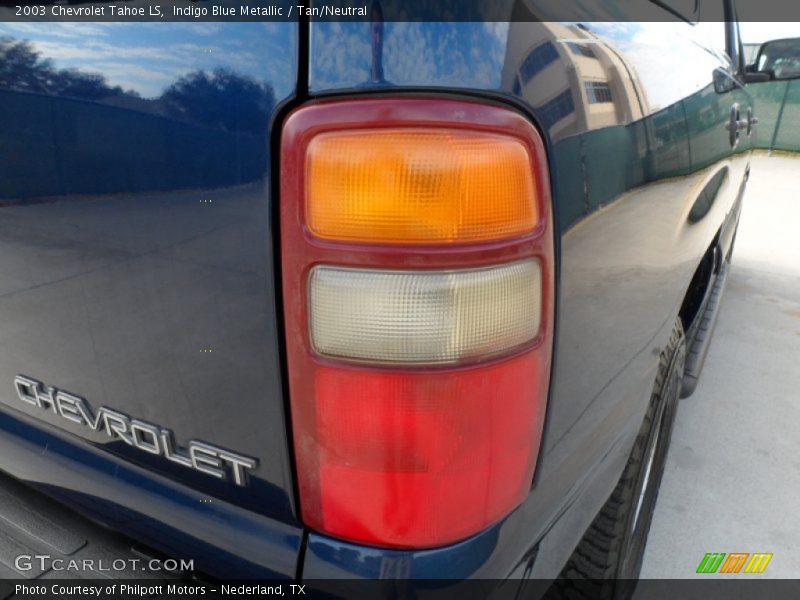 Indigo Blue Metallic / Tan/Neutral 2003 Chevrolet Tahoe LS