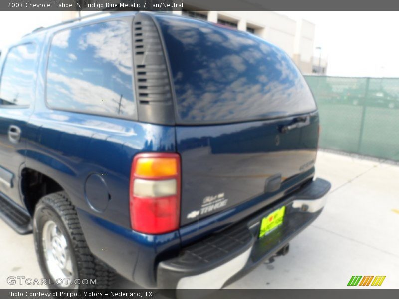 Indigo Blue Metallic / Tan/Neutral 2003 Chevrolet Tahoe LS