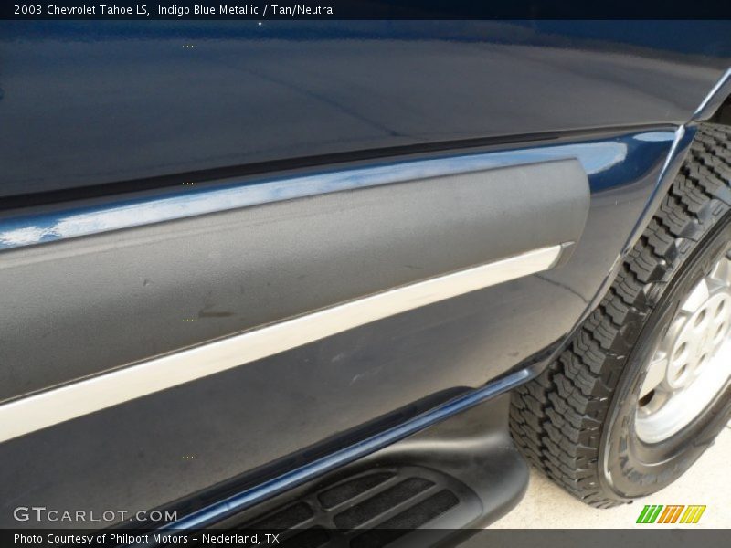 Indigo Blue Metallic / Tan/Neutral 2003 Chevrolet Tahoe LS