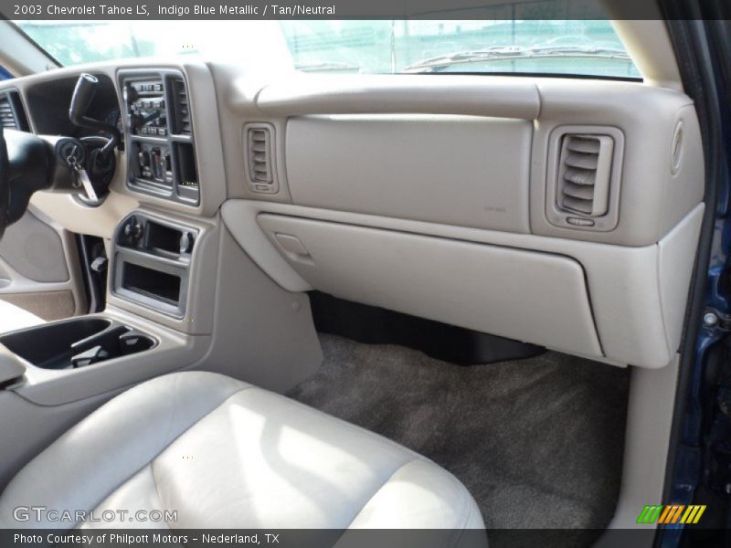 Indigo Blue Metallic / Tan/Neutral 2003 Chevrolet Tahoe LS