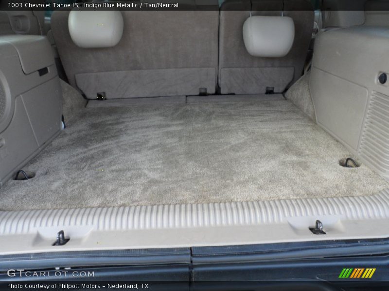 Indigo Blue Metallic / Tan/Neutral 2003 Chevrolet Tahoe LS