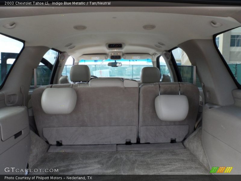 Indigo Blue Metallic / Tan/Neutral 2003 Chevrolet Tahoe LS