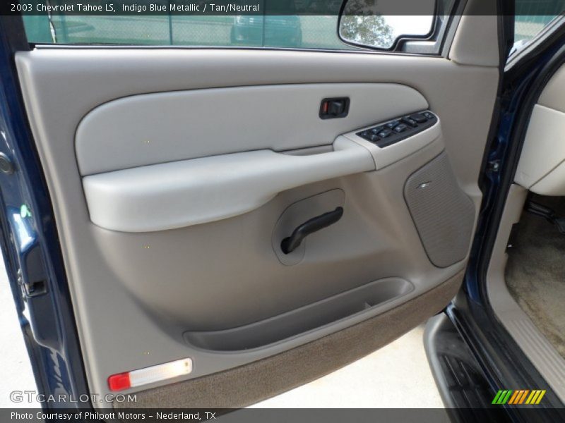 Indigo Blue Metallic / Tan/Neutral 2003 Chevrolet Tahoe LS