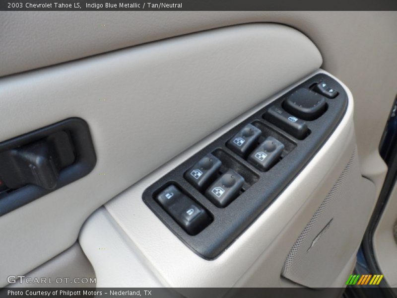 Indigo Blue Metallic / Tan/Neutral 2003 Chevrolet Tahoe LS