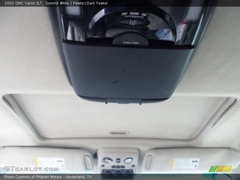 Summit White / Pewter/Dark Pewter 2003 GMC Yukon SLT