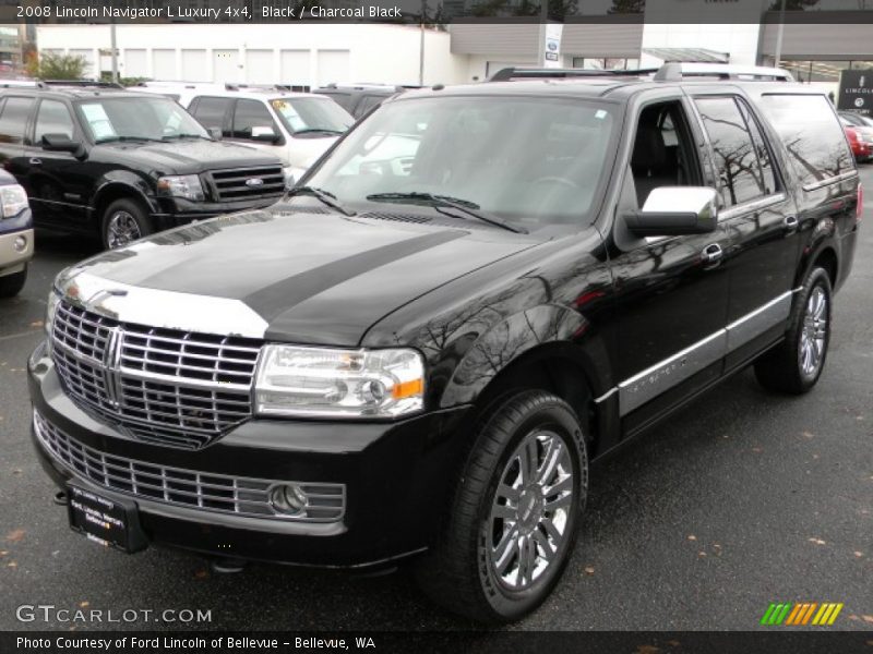 Black / Charcoal Black 2008 Lincoln Navigator L Luxury 4x4