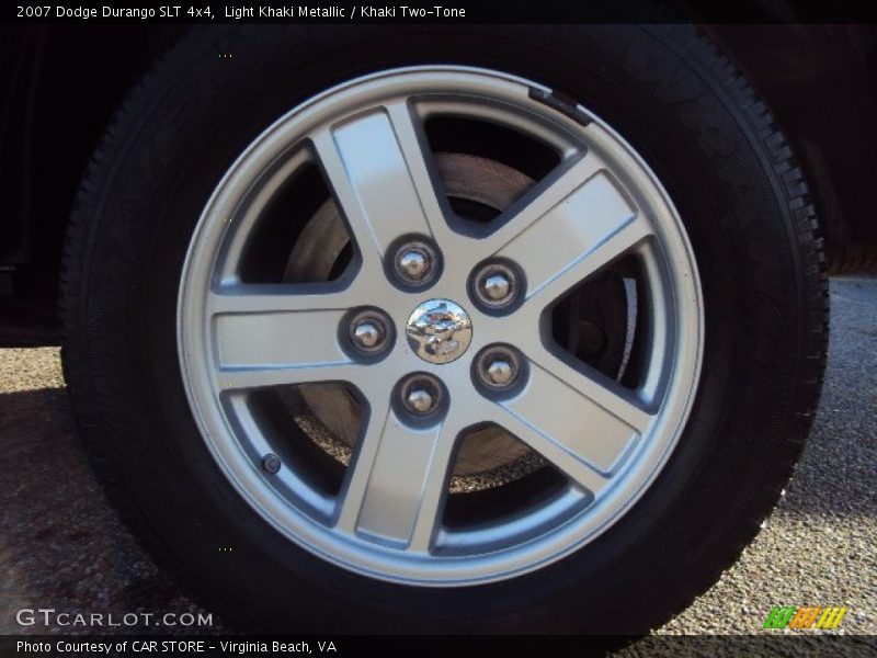 Light Khaki Metallic / Khaki Two-Tone 2007 Dodge Durango SLT 4x4
