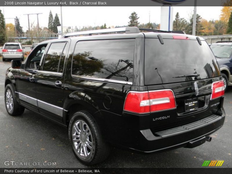 Black / Charcoal Black 2008 Lincoln Navigator L Luxury 4x4