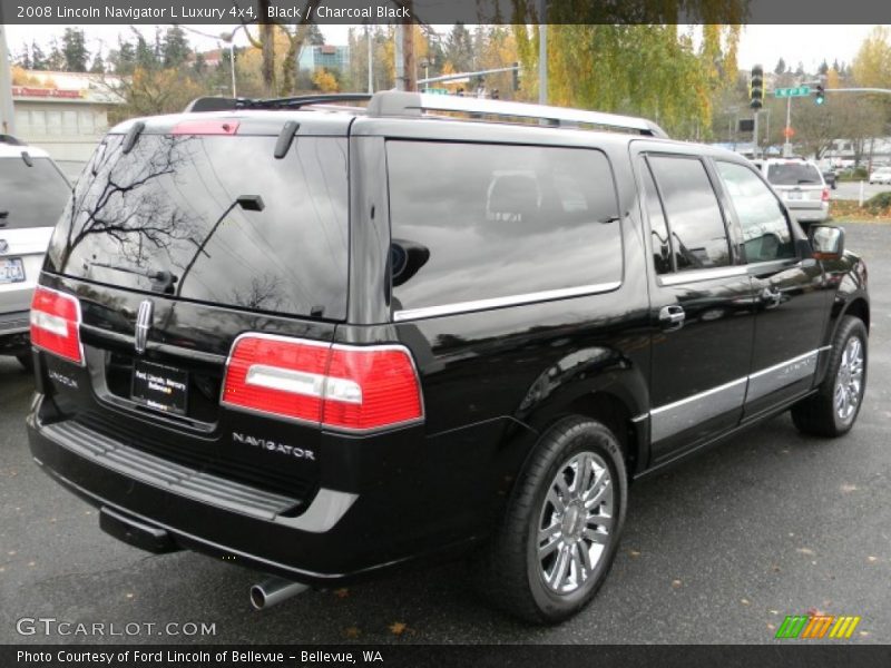 Black / Charcoal Black 2008 Lincoln Navigator L Luxury 4x4