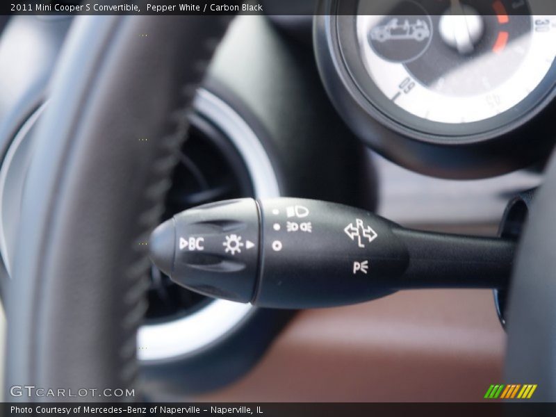 Pepper White / Carbon Black 2011 Mini Cooper S Convertible