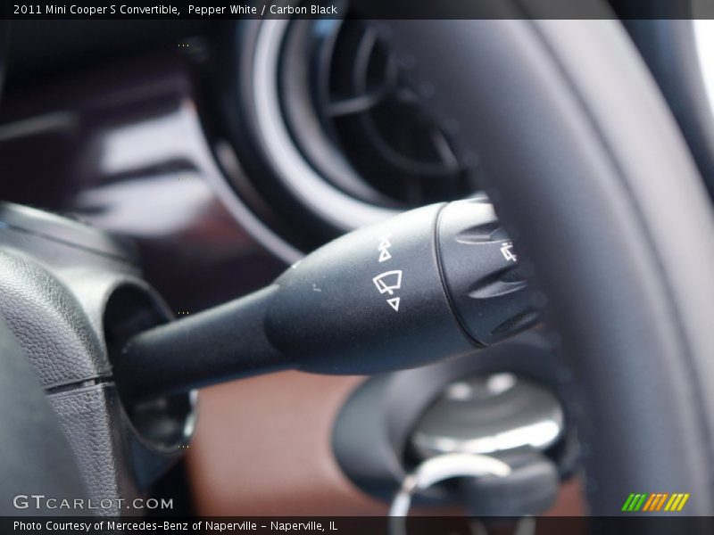 Pepper White / Carbon Black 2011 Mini Cooper S Convertible