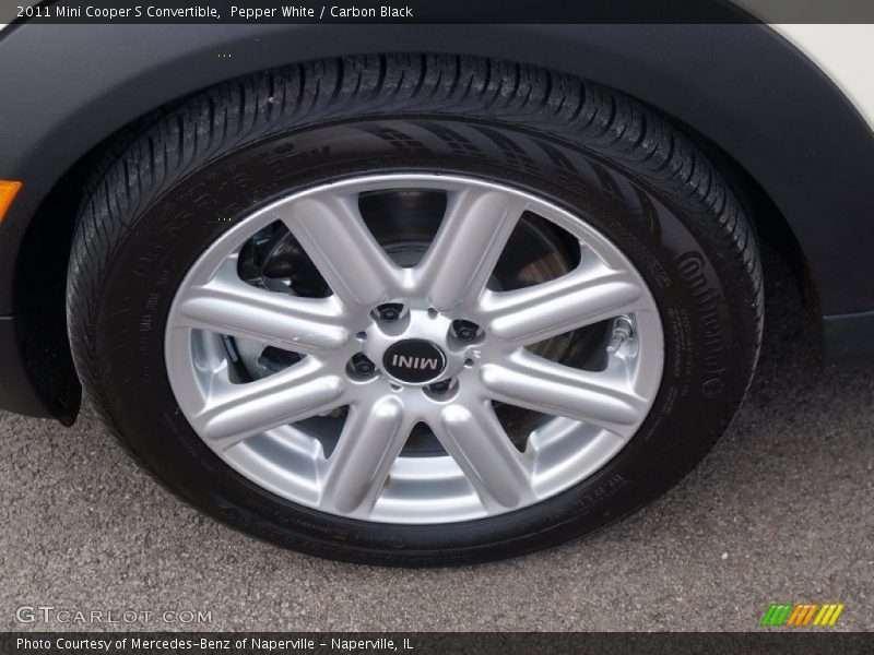 Pepper White / Carbon Black 2011 Mini Cooper S Convertible